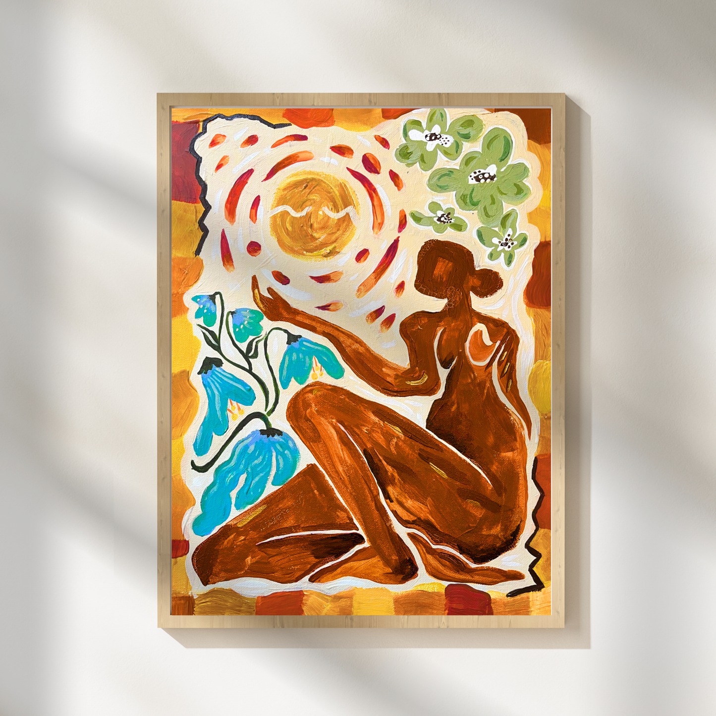 Sun Lady Art Print