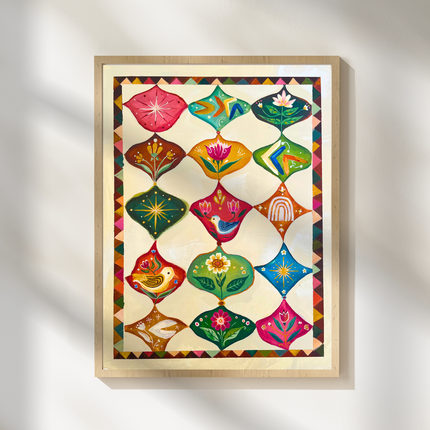 Twelve Medallions Art Print