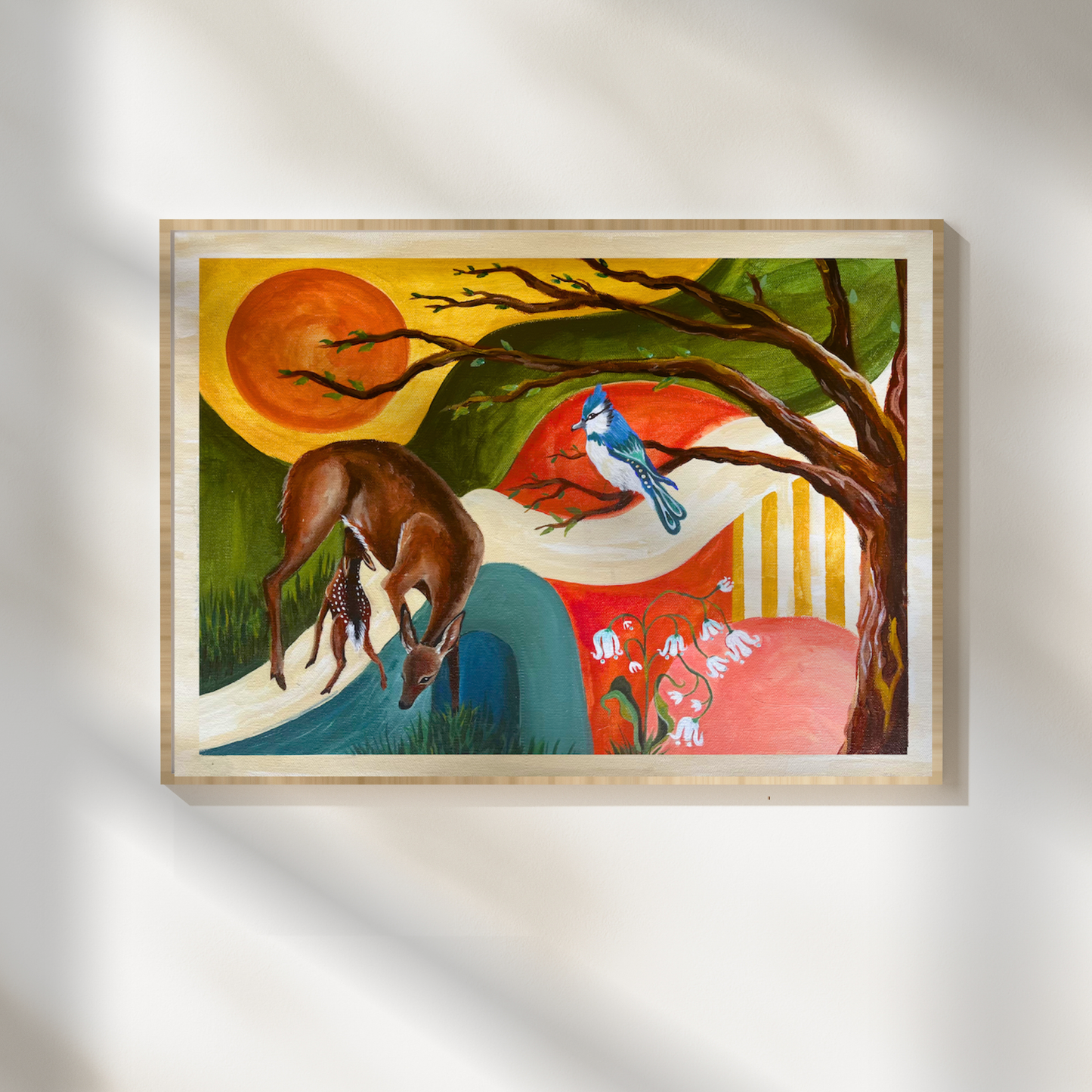 Falling In Love With Your Backyard Art Print