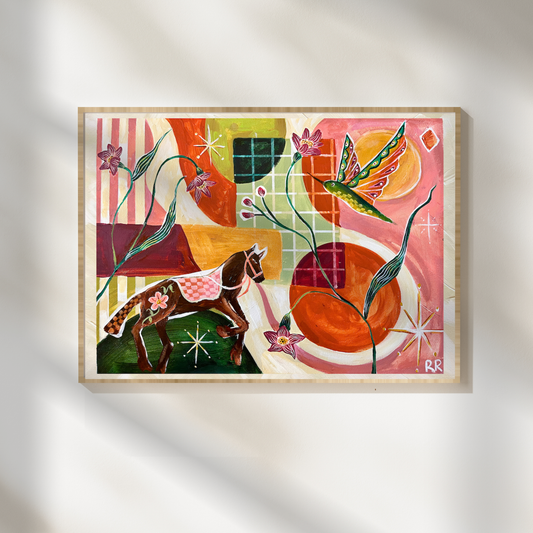 Healing from the Year of the Firehorse Art Print