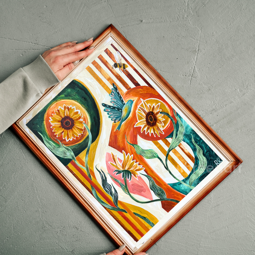A Bright Autumn Art Print