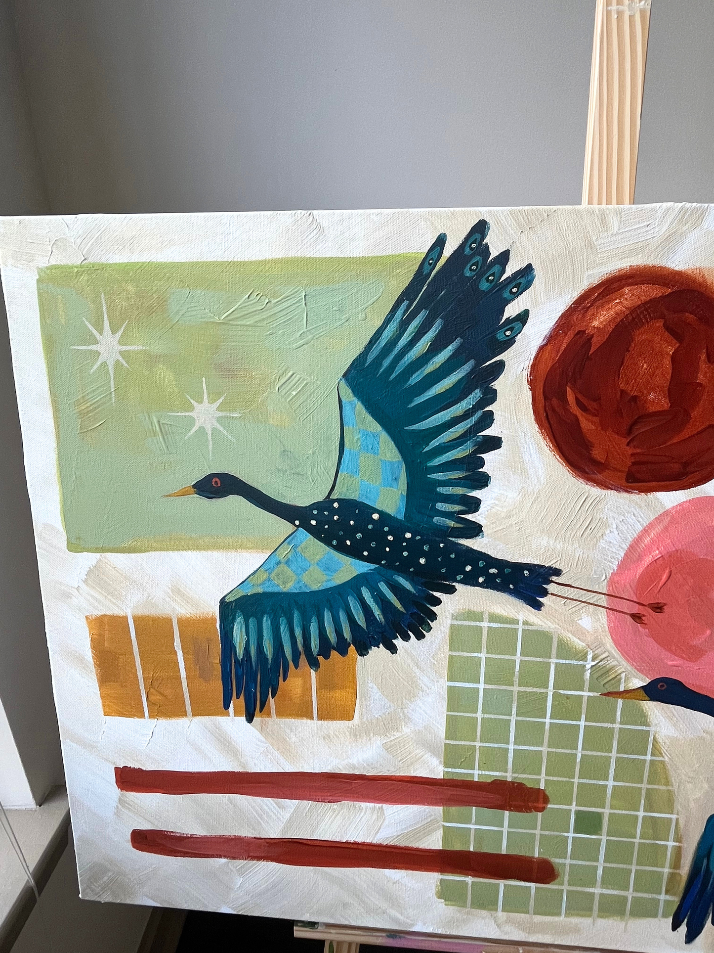 Original Painting: "Soft Place To Land" 24x36