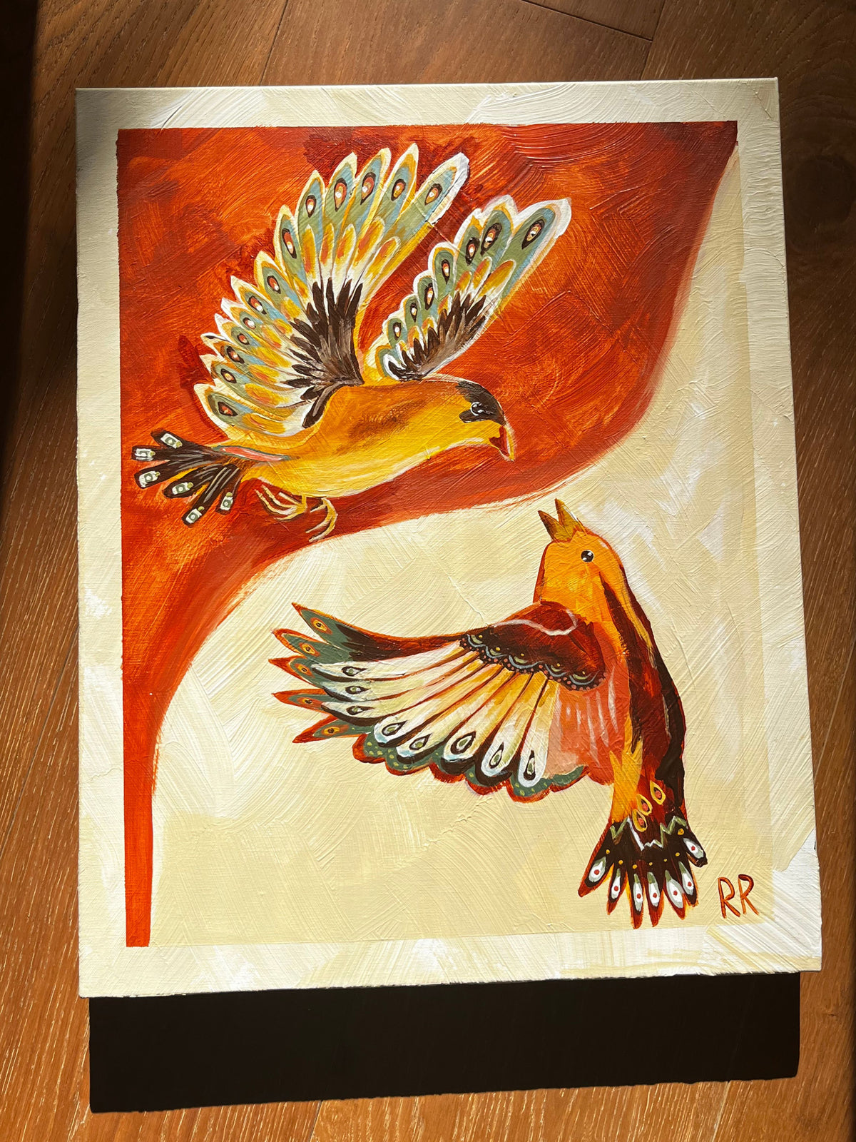 "Late Bloomers // Right On Time" Original Painting