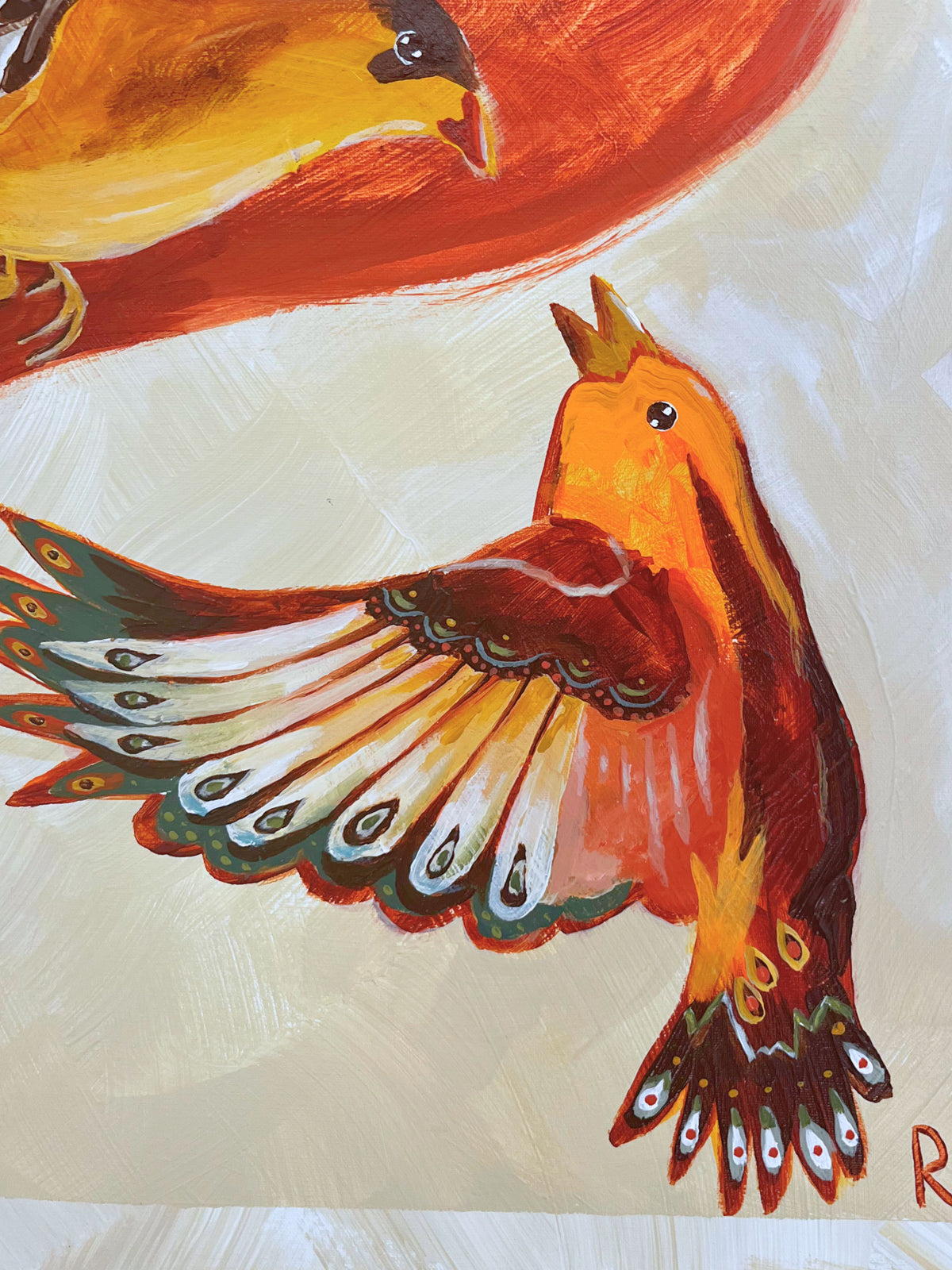 "Late Bloomers // Right On Time" Original Painting