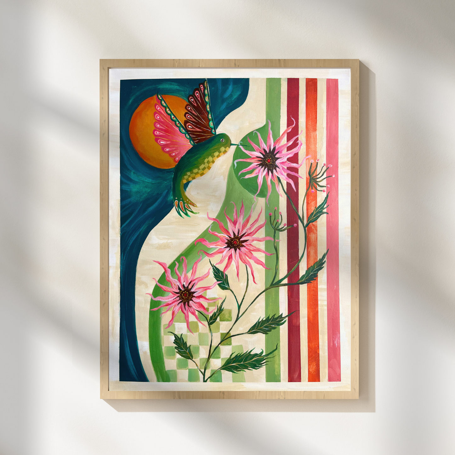 Mid Century Mother Nature Art Print