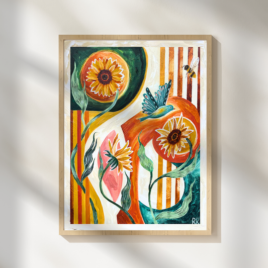A Bright Autumn Art Print