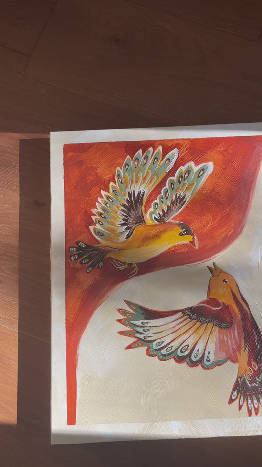 "Late Bloomers // Right On Time" Original Painting